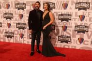 NASCAR Cup Series driver Bubba Wallace (23) and wife Amanda Wallace - Source: Getty Images
